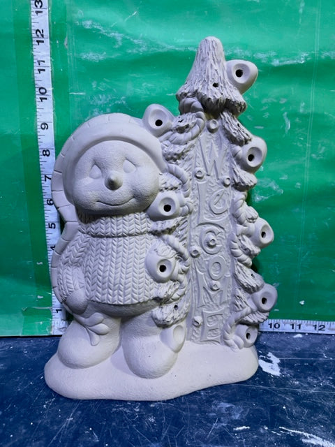 CM 2655 - SNOWMAN WELCOME SIGN