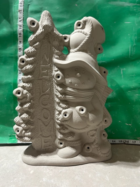 CM 2735 - SNOWMAN WELCOME SIGN