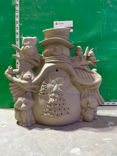 CM 4090 - SNOWMAN WITH ANIMALS