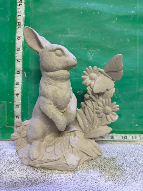 DH 2367 - BUNNY ON DRIFTWOOD