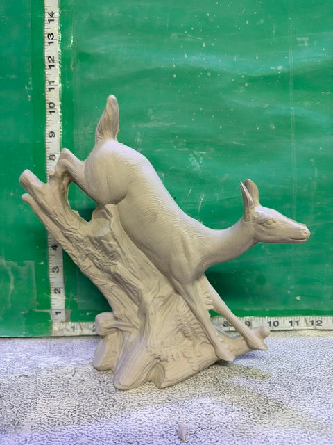 DH 1684 - DEER ON DRIFTWOOD