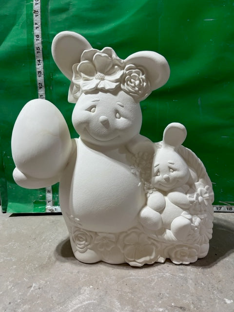 CM4024 - bunny with egg and baby