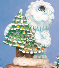 TL1154 - yeti with tree