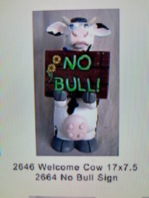 DH 2646 NO BULL SIGN