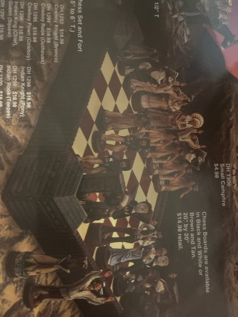 COWBOYS AND INDIANS CHESS SET