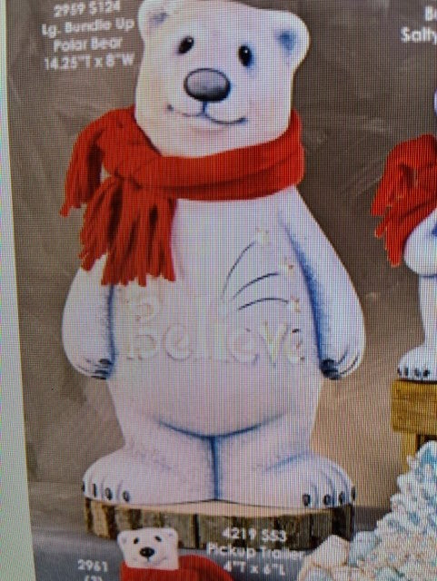 CM 2959 - LARGE BUNDLE UP BEAR
