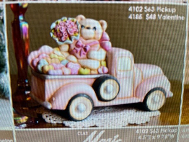 CM 4185 - BEAR WITH FLOWERS INSERT
