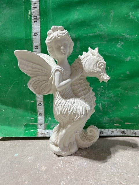 fairy on seahorse