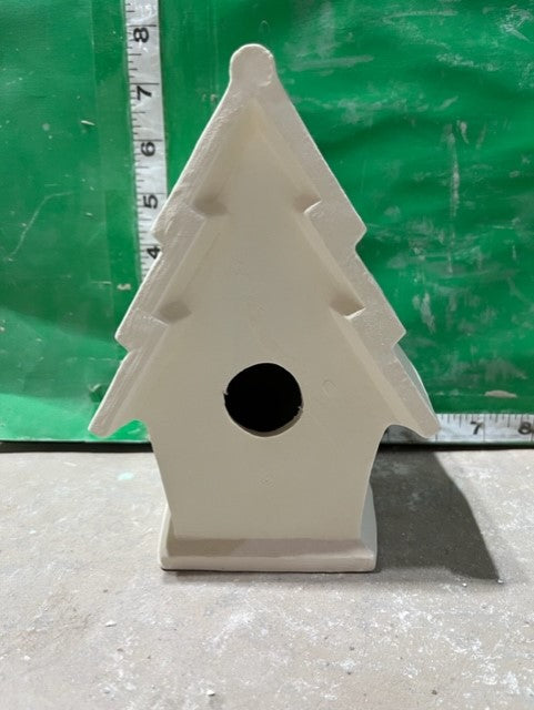 SCALLOPED EDGE BIRD HOUSE