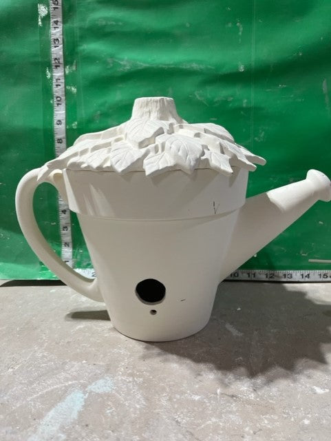 FLOWER TEAPOT BIRD HOUSE