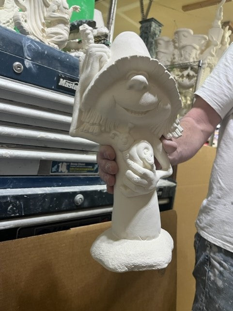 MUSHROOM GNOME WITH SNAIL