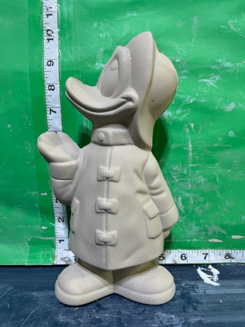 LARGE DONALD DUCK IN RAIN SUIT