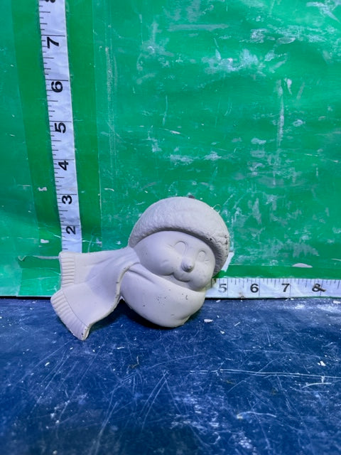 MD 2121 - SNOWMAN WITH HAT LOOKING RIGHT