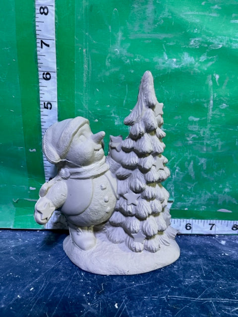 S 3750 - SNOWMAN WITH TREE