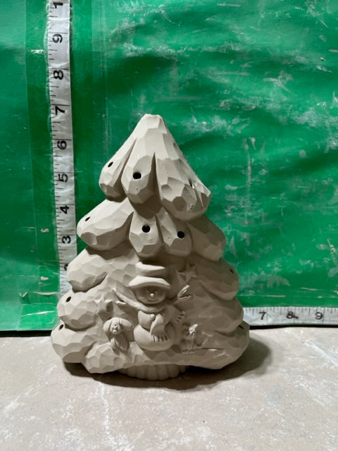 CM 3204 - TREE WITH SNOWMAN