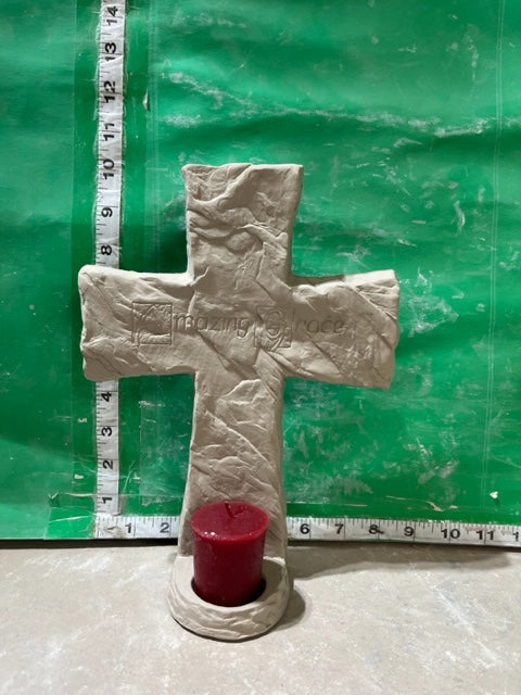 DH 2676 - CROSS CANDLE HOLDER