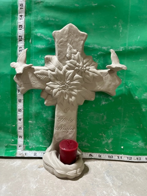 CPI 3806 - CROSS CANDLE HOLDER