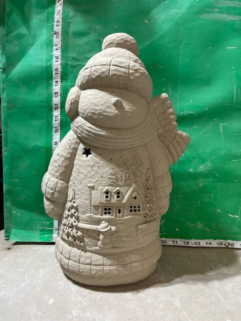 CM 3294 - SNOWMAN WITH SCENE