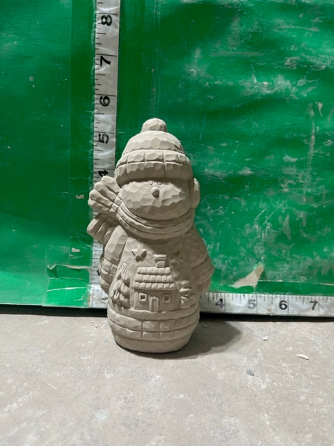 CM 3299 - SNOWMAN WITH HOUSE