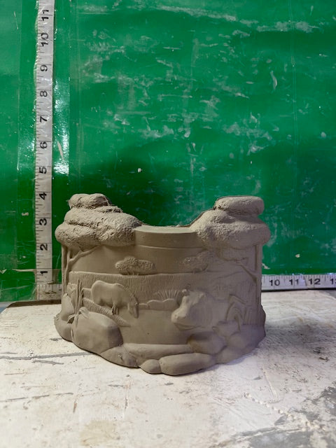 DH 2337 - CORNER PIECE FOR AFRICAN CHESS BOARD