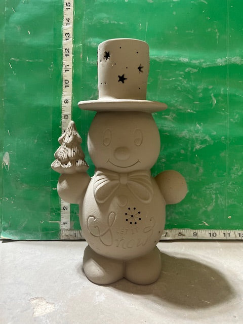 CM 3708 - SNOWMAN WITH LET IT SNOW