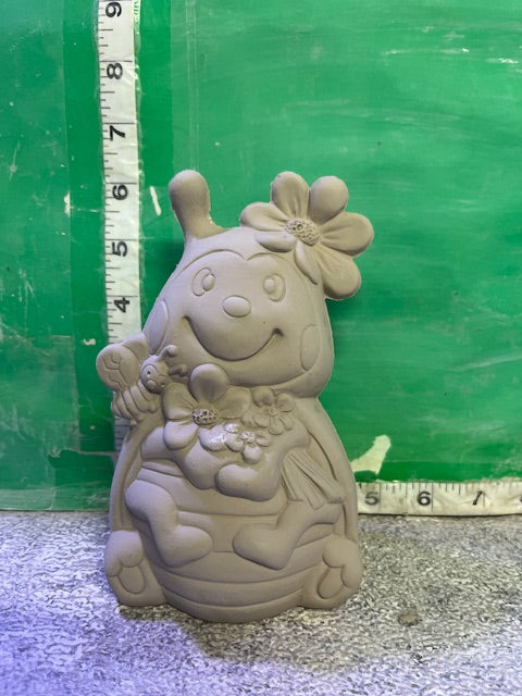 CM 3842 - LADYBUG WITH FLOWERS