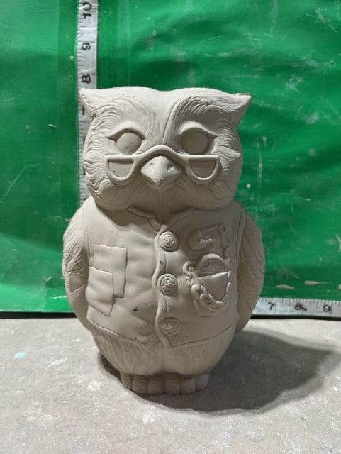 D1098 - OWL WITH GLASSES