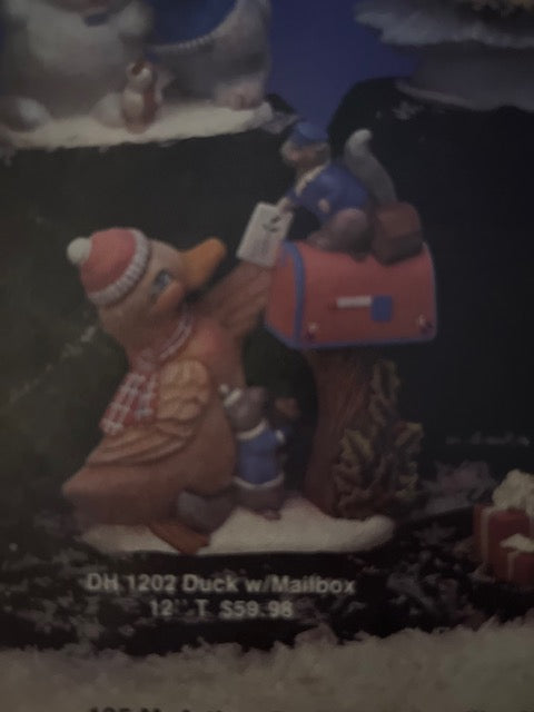 DH 1202 DUCK WITH MAILBOX